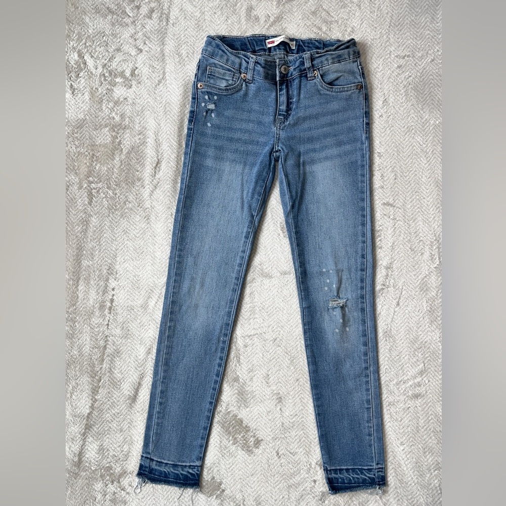 Levi's Kids Blue Distressed Jeans
